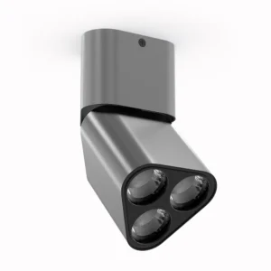 Belatrix Claro cylinder light in grey finish for premium interior lighting