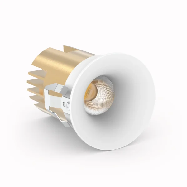 Belatrix Opus COB light in PKW finish with premium recessed cone design for interior lighting