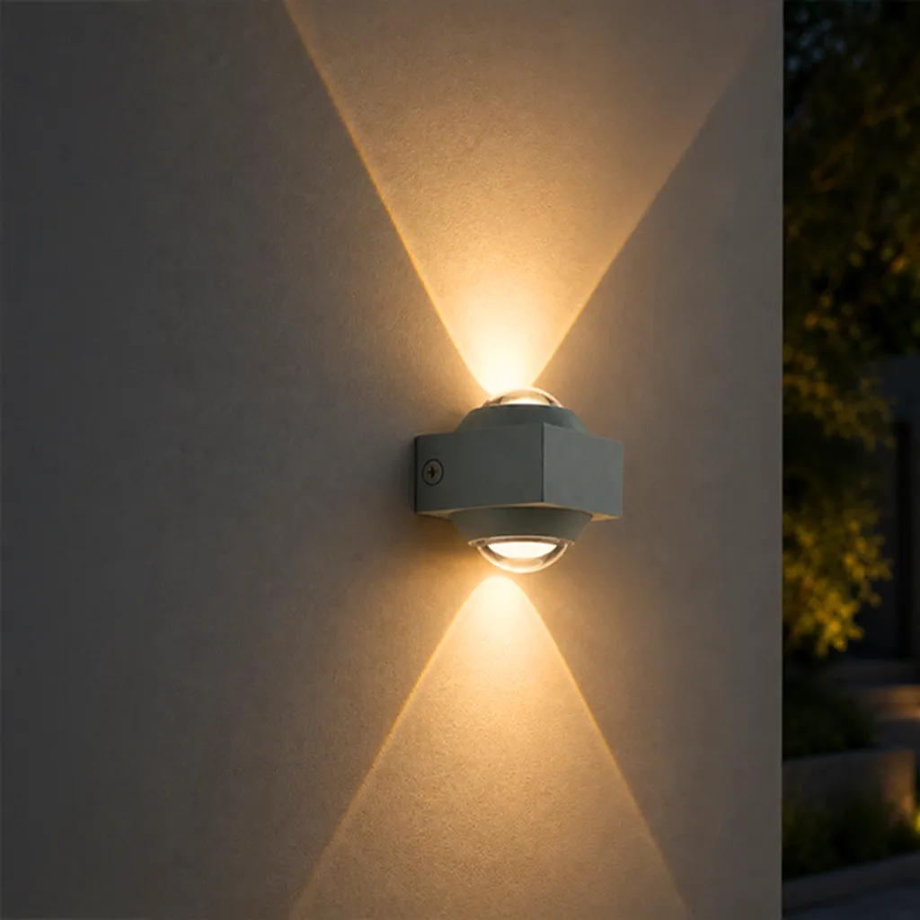 Belatrix outdoor wall light for exterior architectural lighting