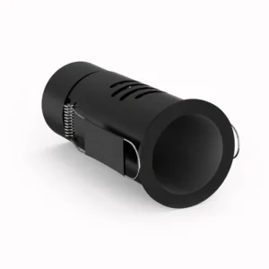 Belatrix Pencil COB light in black finish with soft recessed lens for premium interior lighting