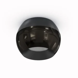 Belatrix Rado cylinder light in black satin finish for premium interior lighting