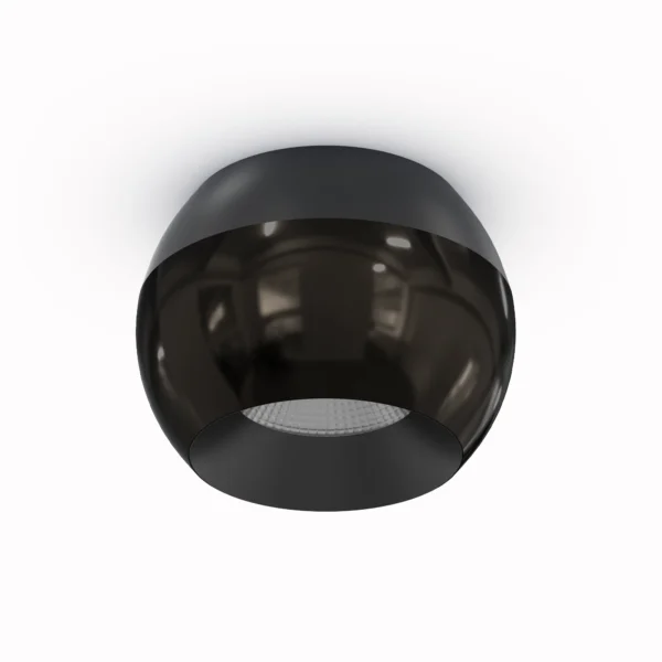 Belatrix Rado cylinder light in black satin finish for premium interior lighting