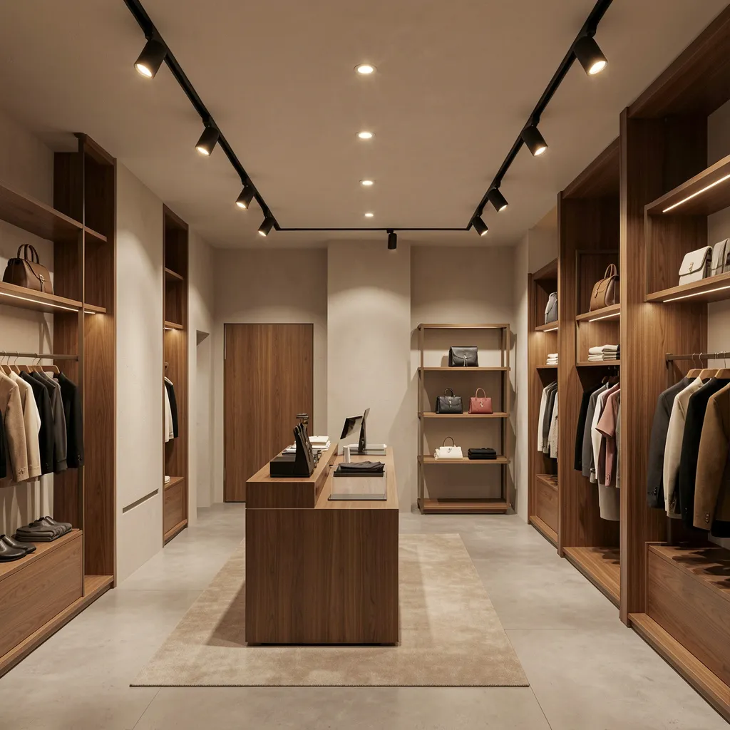 Retail lighting solutions for showrooms stores and malls