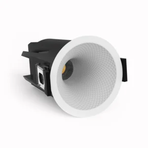 Belatrix Texture COB light in PKW finish with textured reflector for premium interior lighting