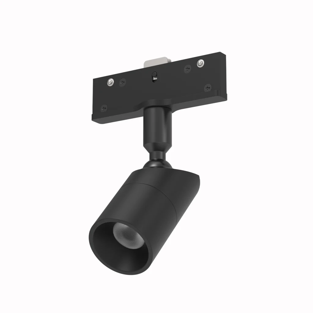 Belatrix Track Spot 5MM magnetic light in black aluminium body with 36 degree beam angle and neutral white output