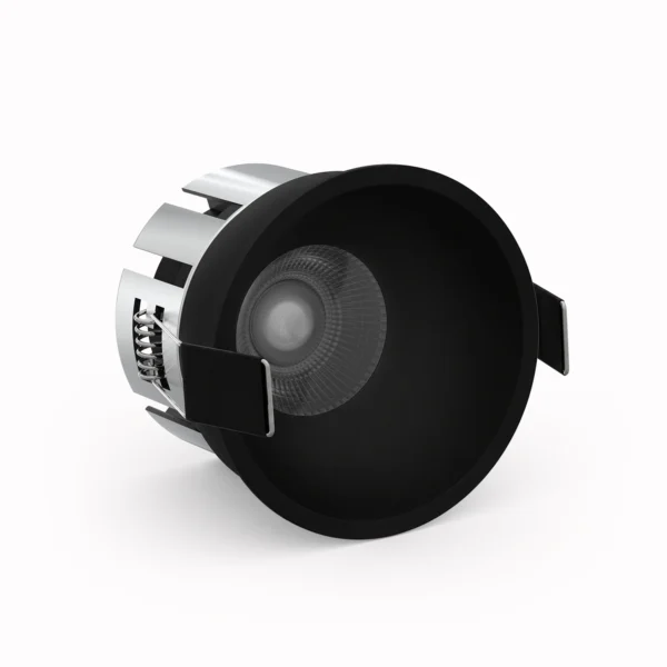 Belatrix Victor COB light in black finish with deep reflector for premium interior lighting