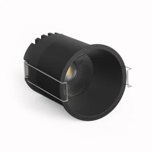 Belatrix Vitara COB light in black finish with deep reflector for premium interior lighting